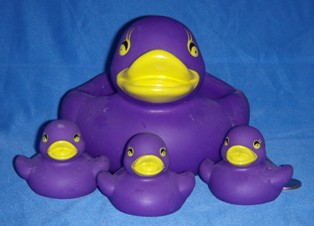 Momma Duck Purple