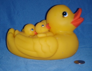 Family Ducks Momma Yellow Front