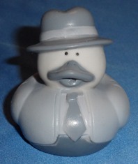 Man Gray Hat Duck