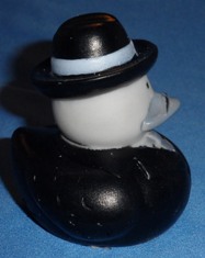 O.T.C. 1920's Man Black Hat left Side