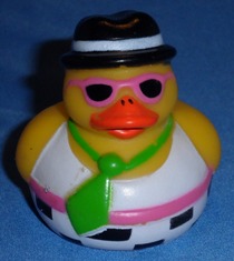 1980's Green Tie Duck
