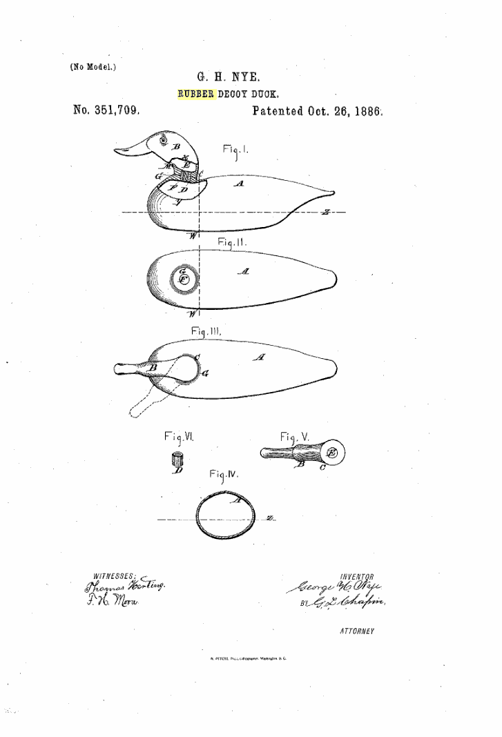 1886 Patent drawing