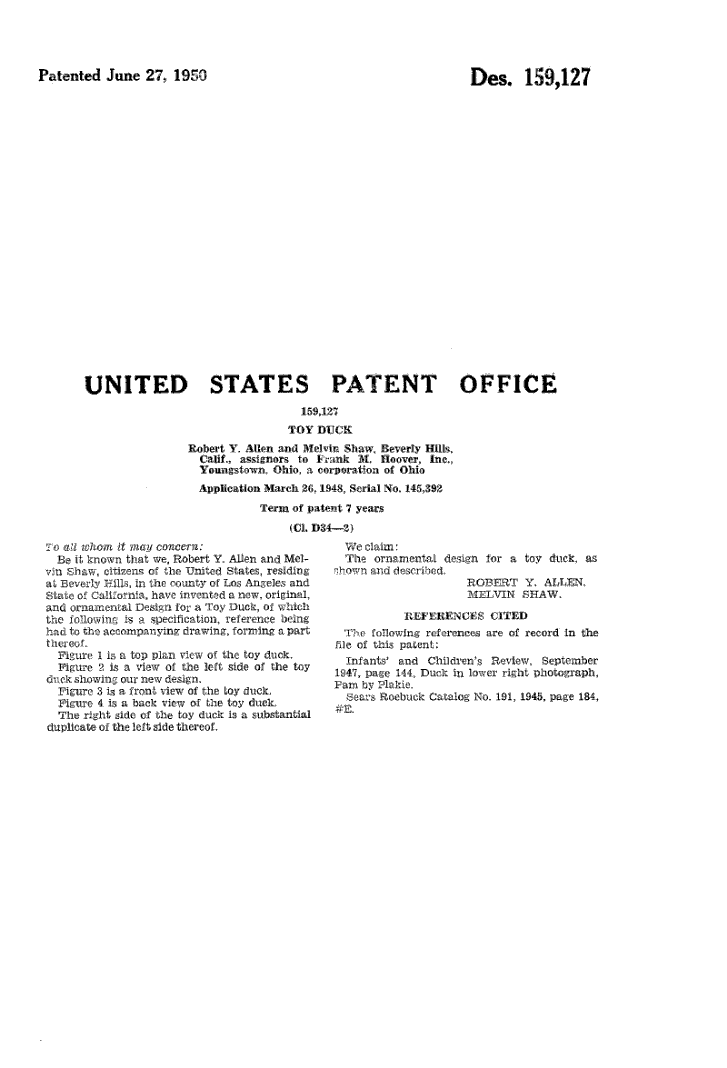1950 Patent