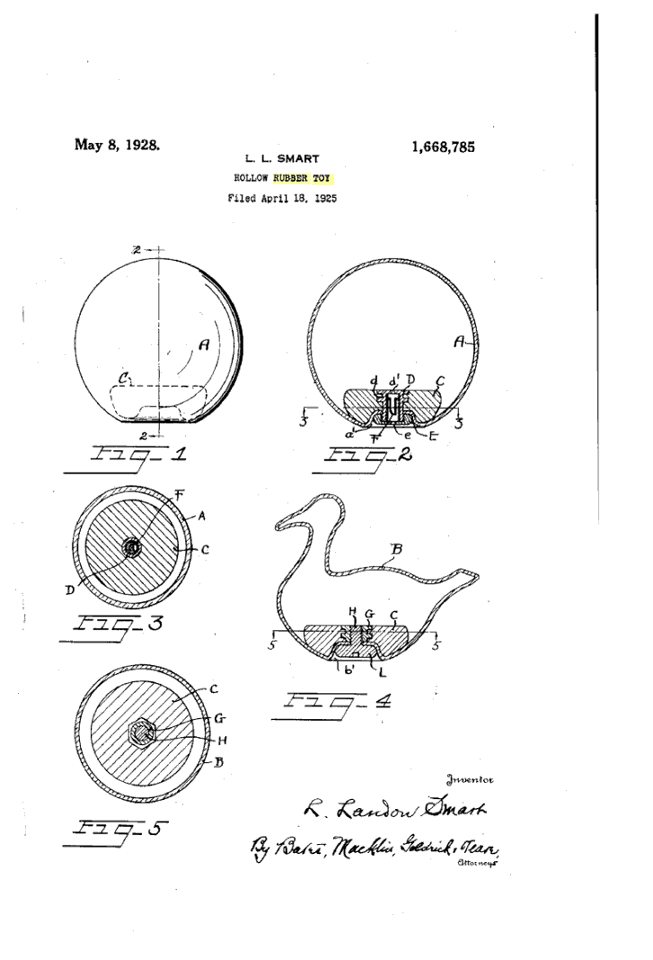 1928 Patent drawing