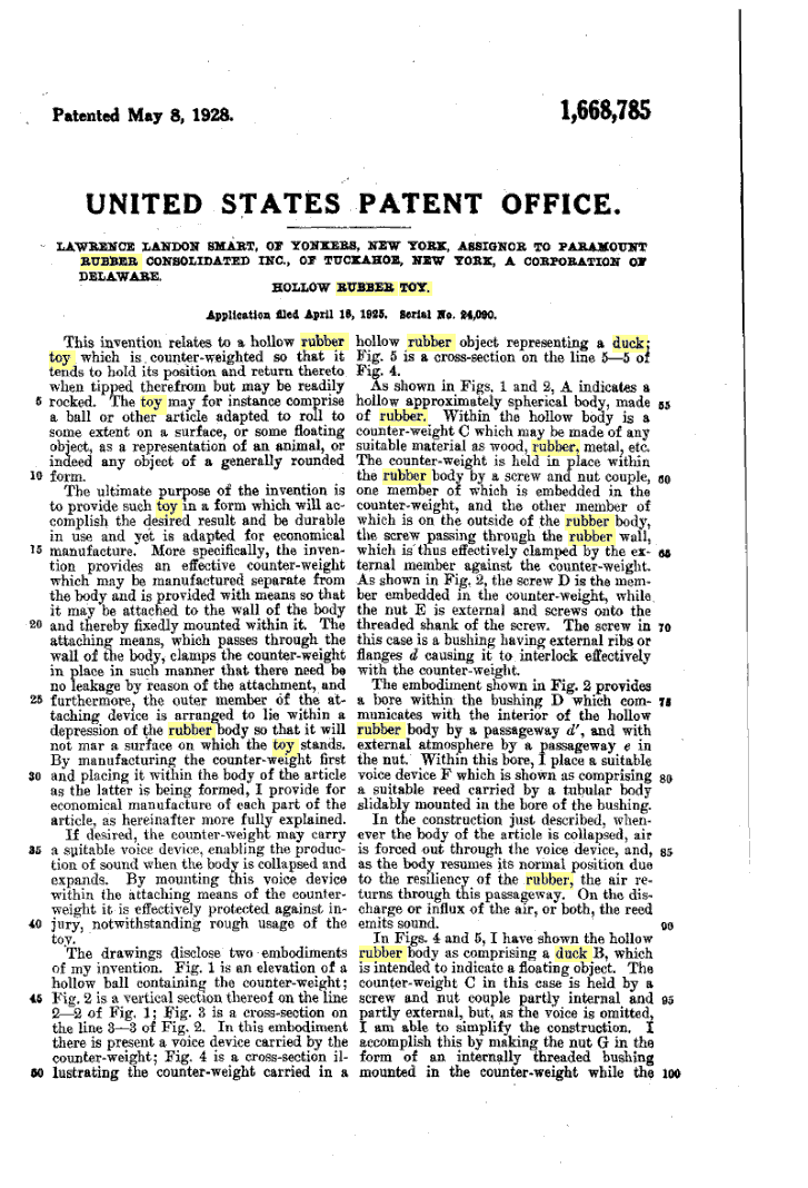 1928 Patent