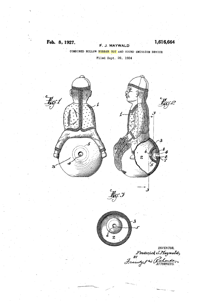 1927 Patent drawing